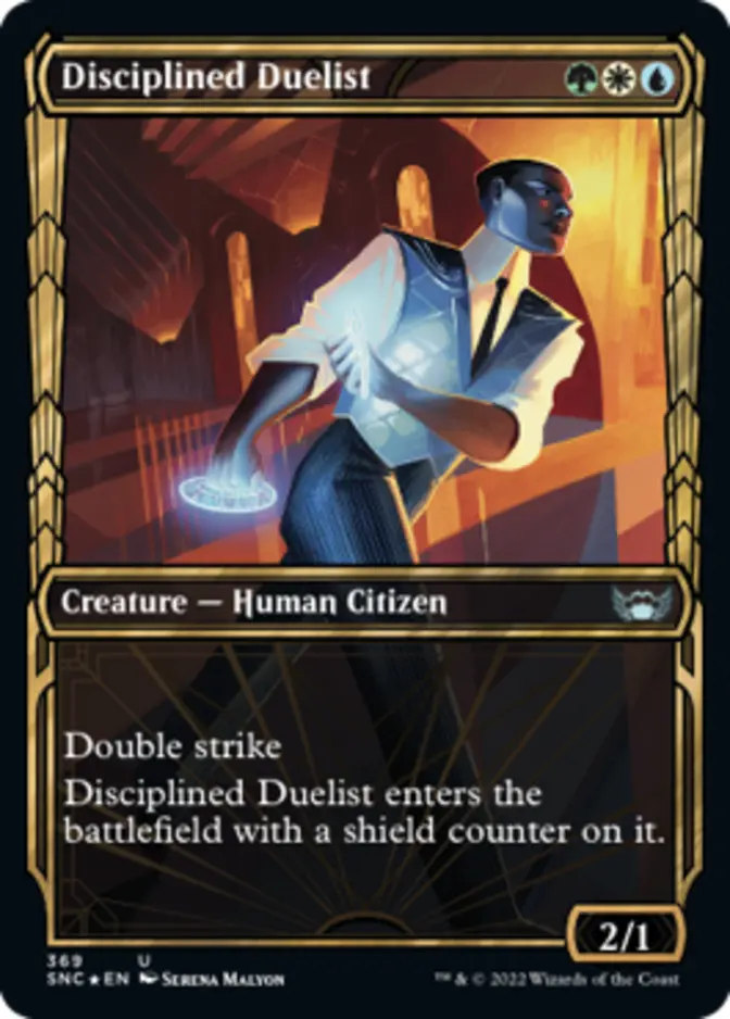 Disciplined Duelist <gilded foil> [SNC] (F)