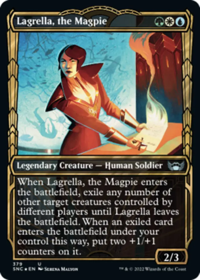 Lagrella, the Magpie <gilded foil> [SNC] (F)