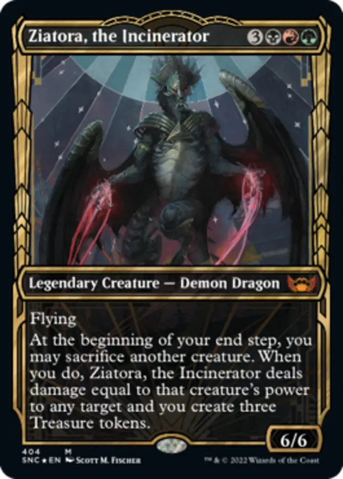 Ziatora, the Incinerator <gilded foil> [SNC] (F)