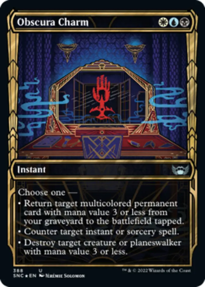 Obscura Charm <gilded foil> [SNC] (F)