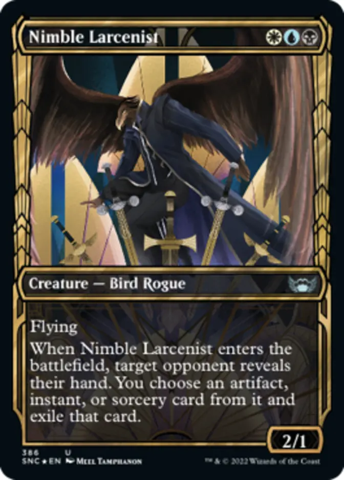 Nimble Larcenist <gilded foil> [SNC] (F)