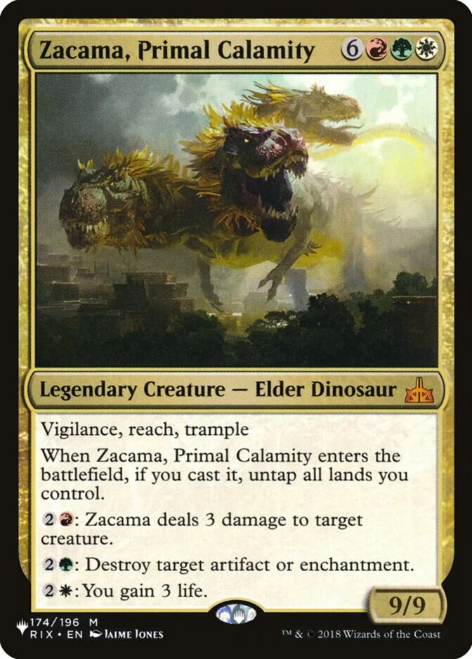 Zacama, Primal Calamity [PLIST]