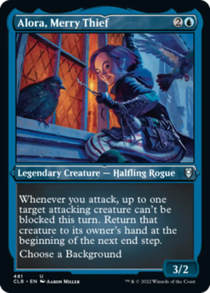 Alora, Merry Thief <foil etched> [CLB] (F)