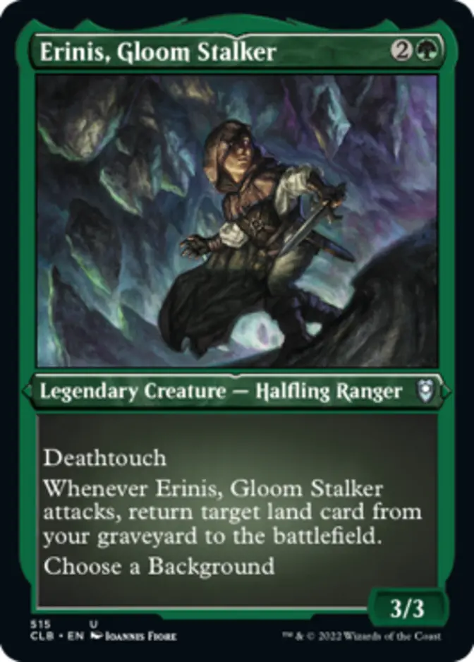 Erinis, Gloom Stalker <foil etched> [CLB] (F)