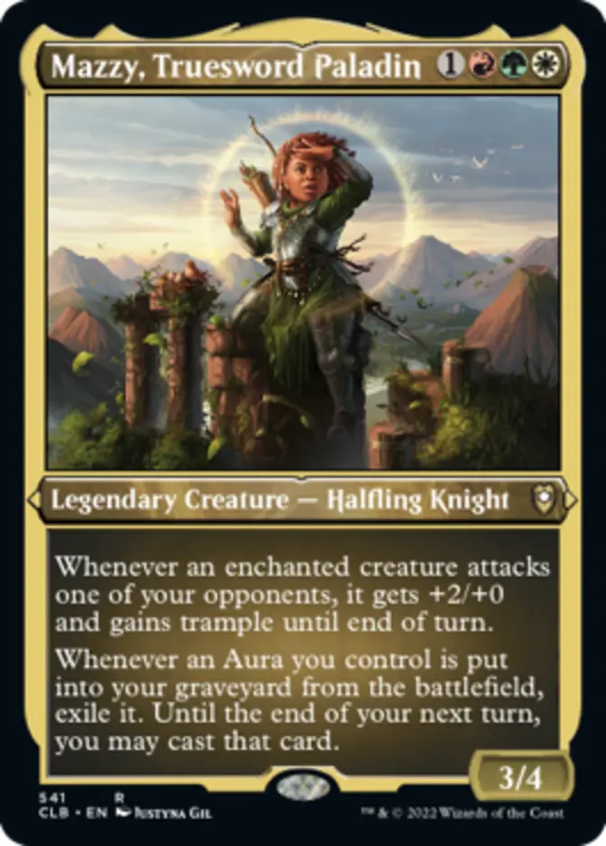 Mazzy, Truesword Paladin <foil etched> [CLB] (F)