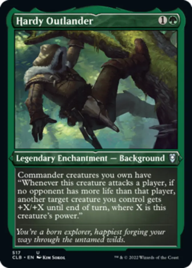 Hardy Outlander <foil etched> [CLB] (F)