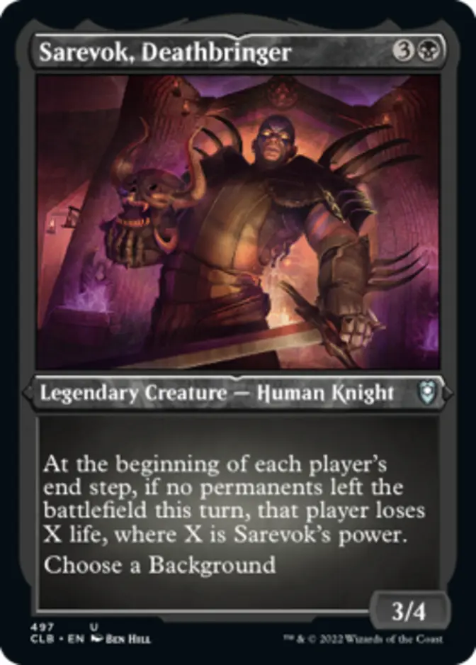 Sarevok, Deathbringer <foil etched> [CLB] (F)