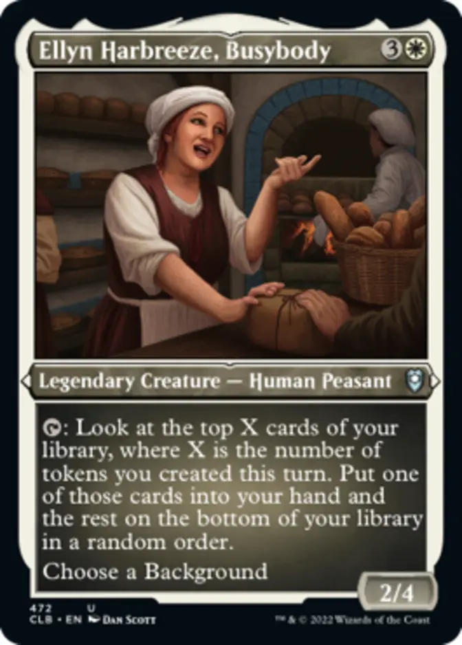 Ellyn Harbreeze, Busybody <foil etched> [CLB]