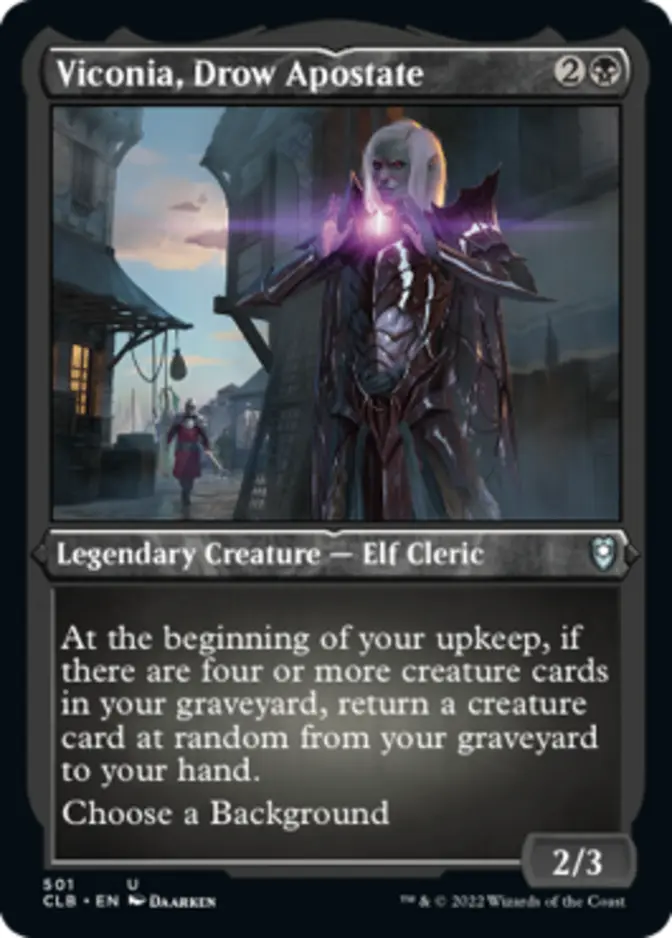 Viconia, Drow Apostate <foil etched> [CLB] (F)