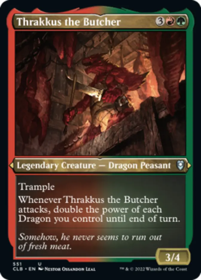 Thrakkus the Butcher <foil etched> [CLB] (F)