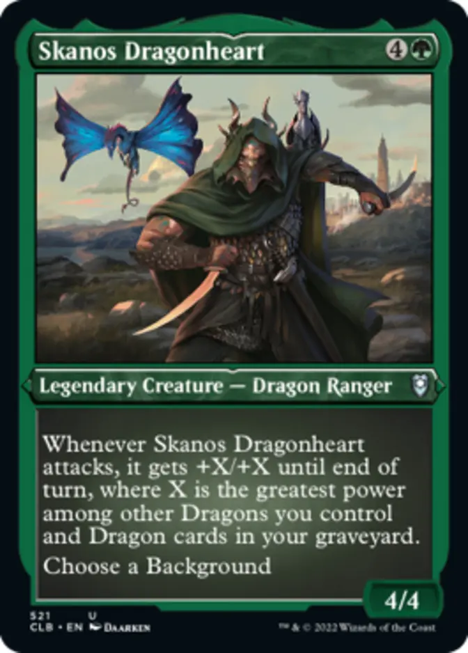 Skanos Dragonheart <foil etched> [CLB] (F)