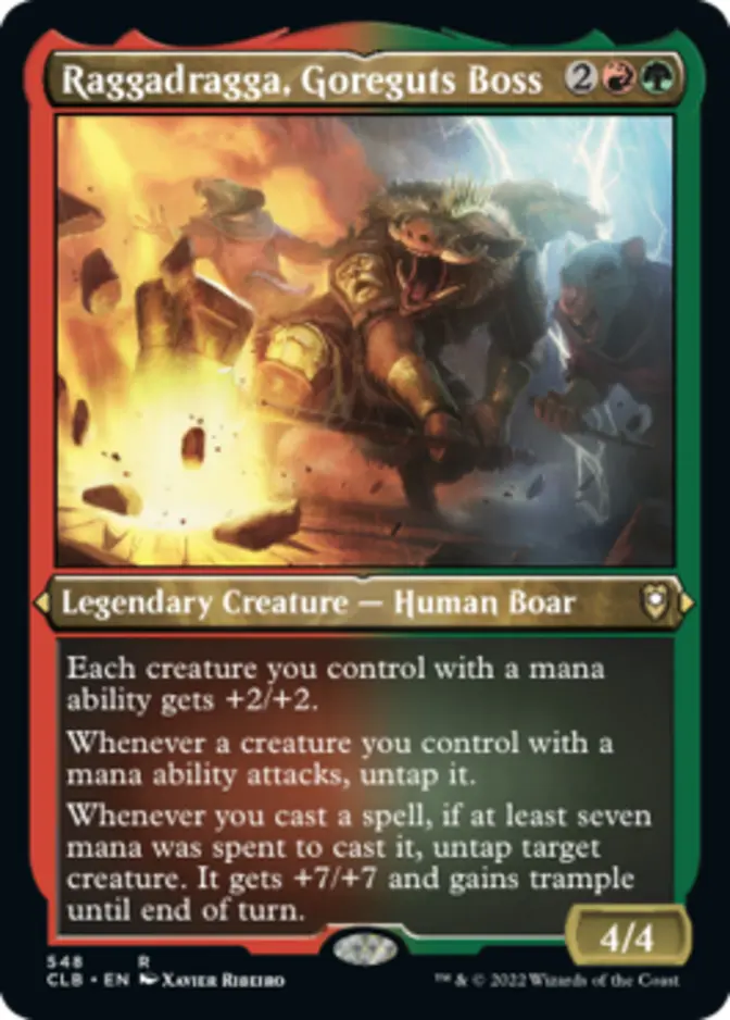Raggadragga, Goreguts Boss <foil etched> [CLB] (F)