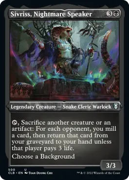 Sivriss, Nightmare Speaker