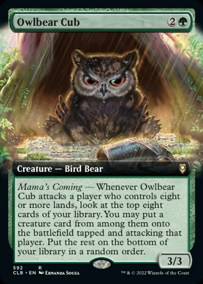 Owlbear Cub <extended> [CLB]