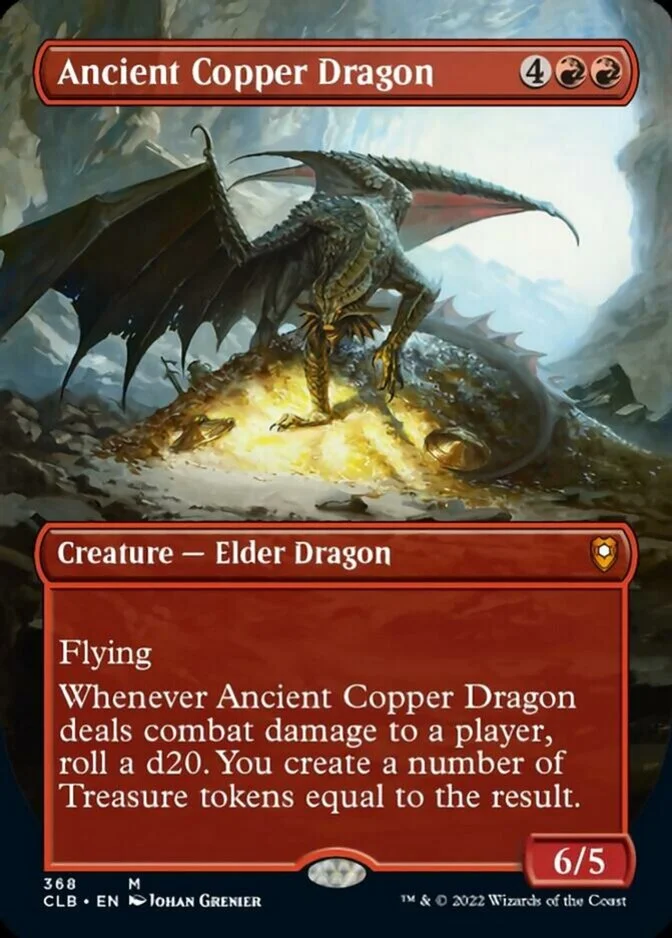Ancient Copper Dragon <borderless> [CLB]