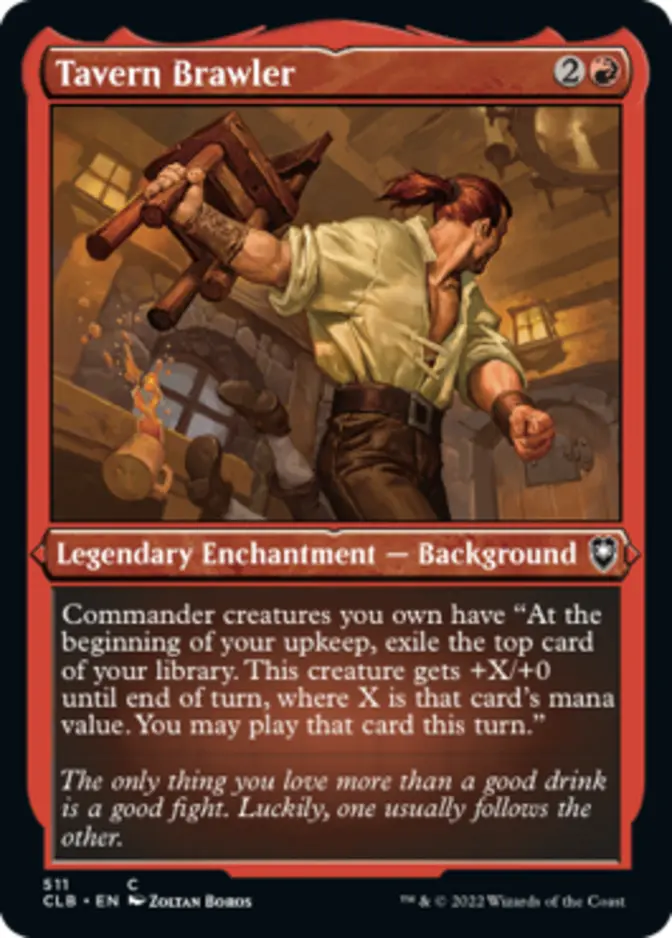 Tavern Brawler <foil etched> [CLB] (F)