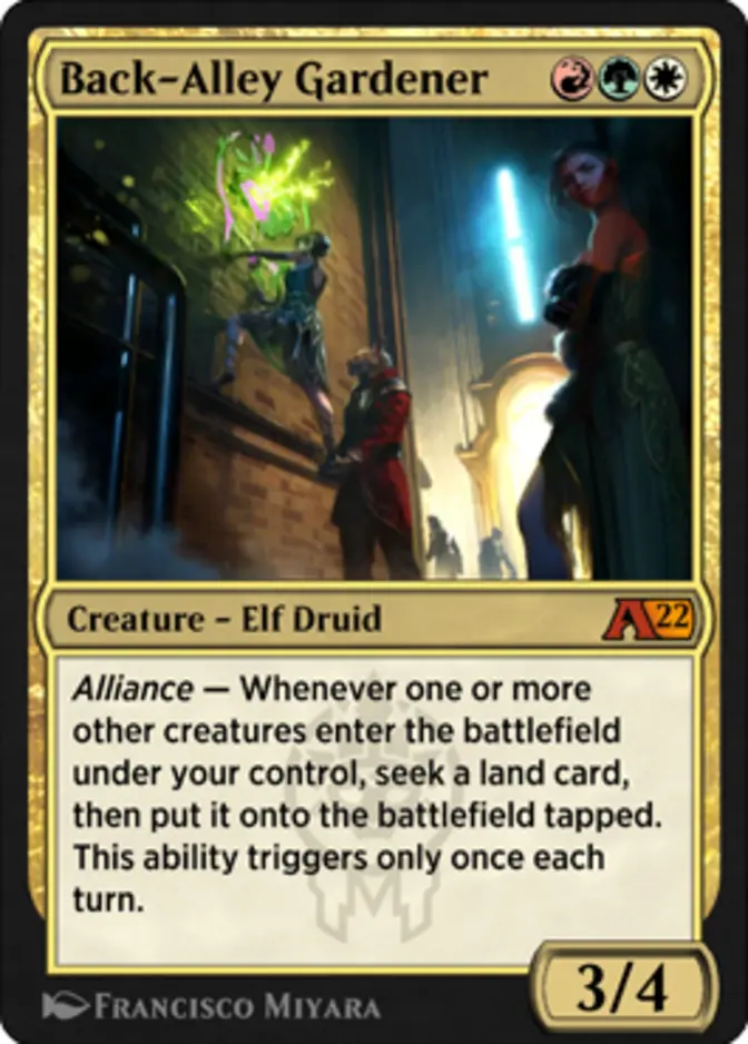 Back-Alley Gardener [Y22]