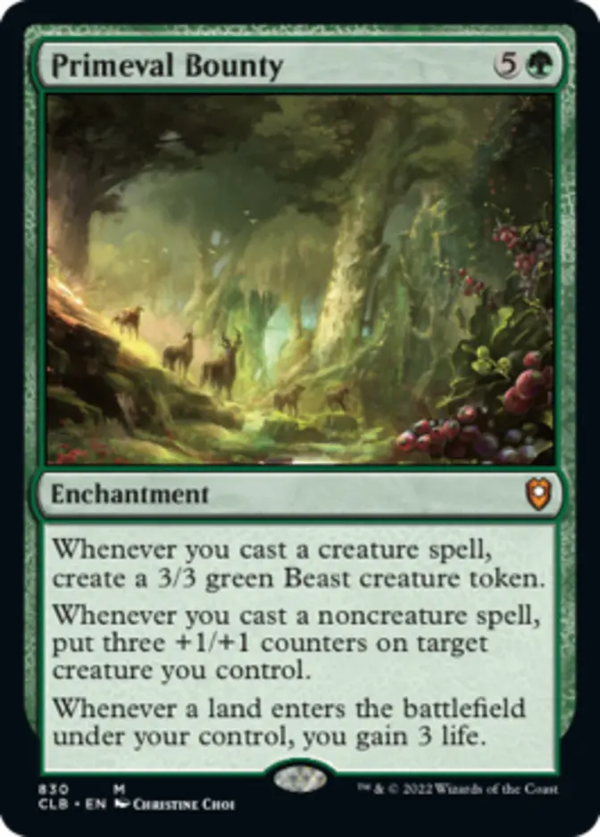 Primeval Bounty [CLB]