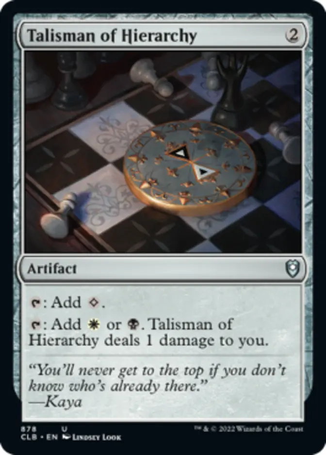 Talisman of Hierarchy [CLB]