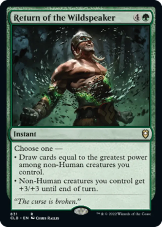 Return of the Wildspeaker [CLB]