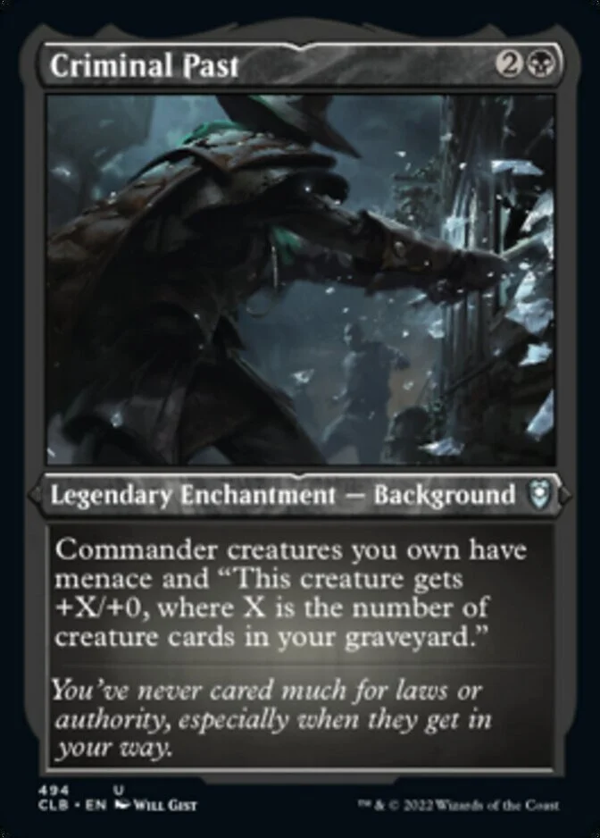 Criminal Past <foil-etched> [CLB] (FE)