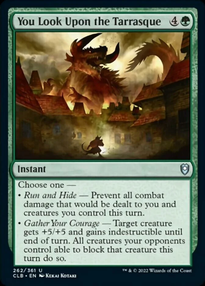 You Look Upon the Tarrasque [CLB] (F)