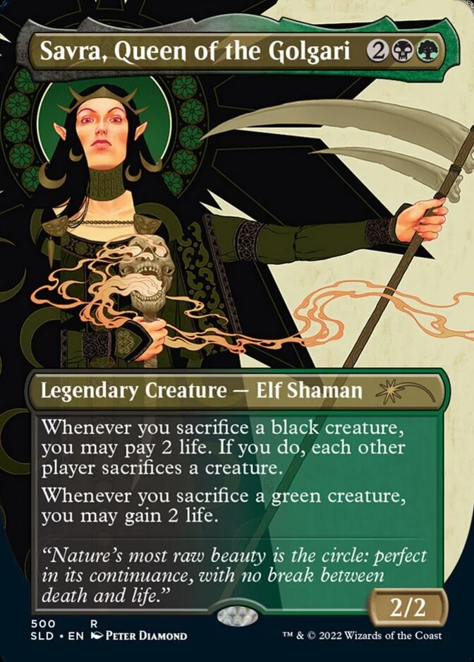Savra, Queen of the Golgari <Rule the Room> [SLD]