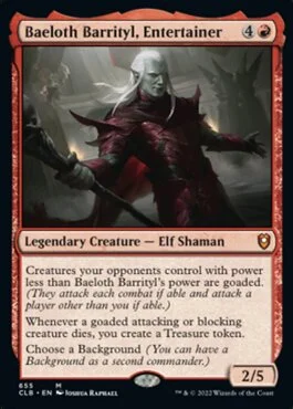 Baeloth Barrityl, Entertainer