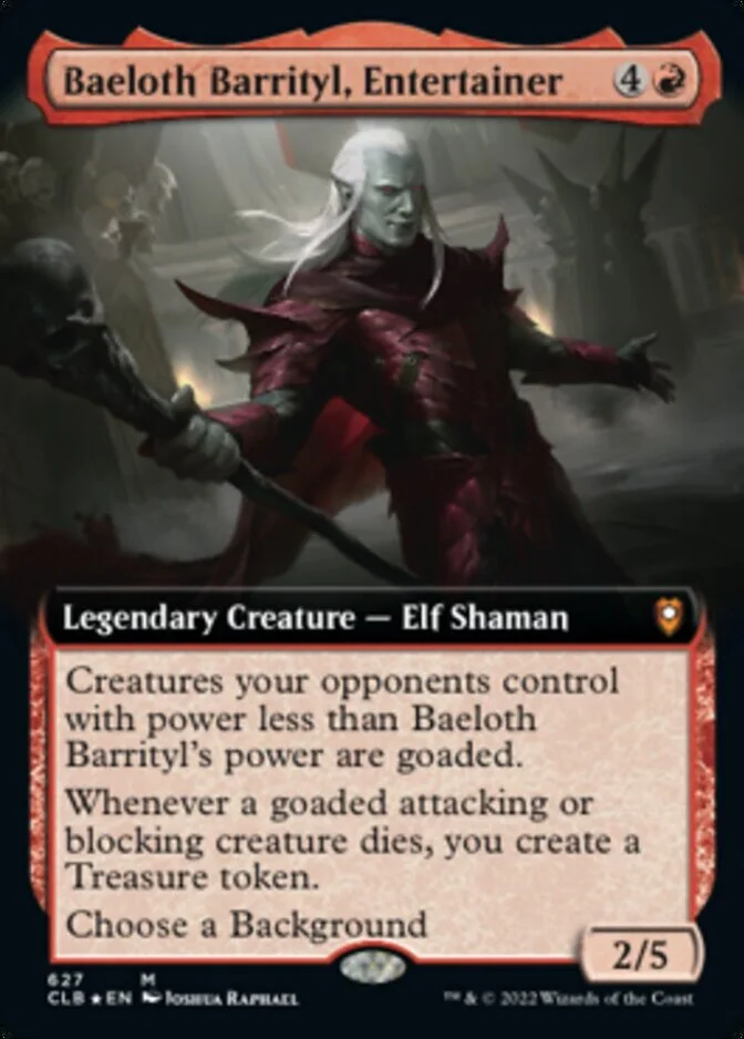Baeloth Barrityl, Entertainer <extended> [CLB] (F)
