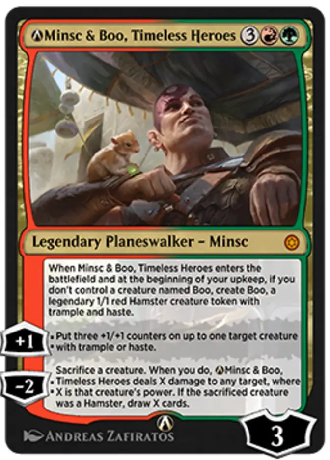 Minsc & Boo, Timeless Heroes <magic arena rebalanced> [HBG]