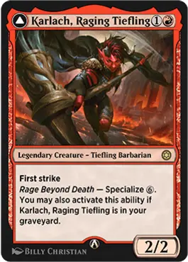 Karlach, Raging Tiefling