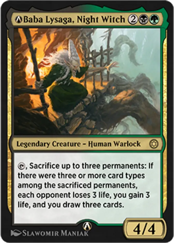 Baba Lysaga, Night Witch <magic arena rebalanced> [HBG]