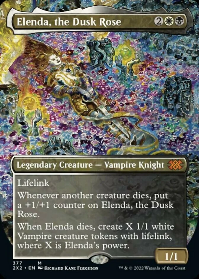 Elenda, the Dusk Rose <borderless> [2X2] (F)