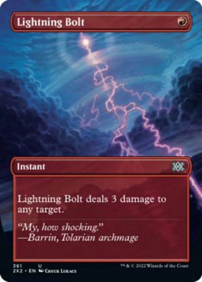 Lightning Bolt <borderless> [2X2] (F)
