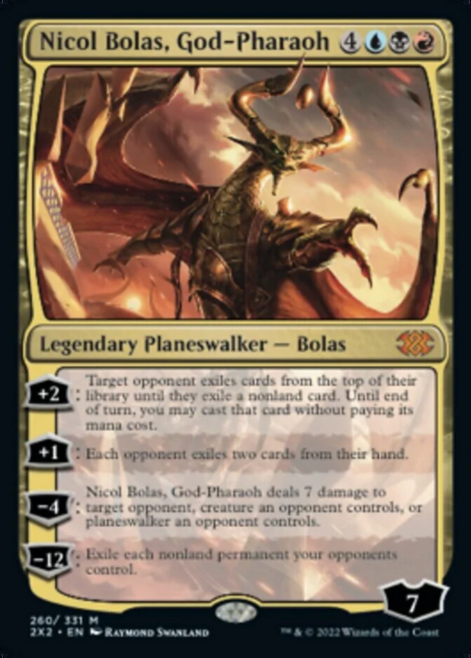 Nicol Bolas, God-Pharaoh [2X2] (FE)