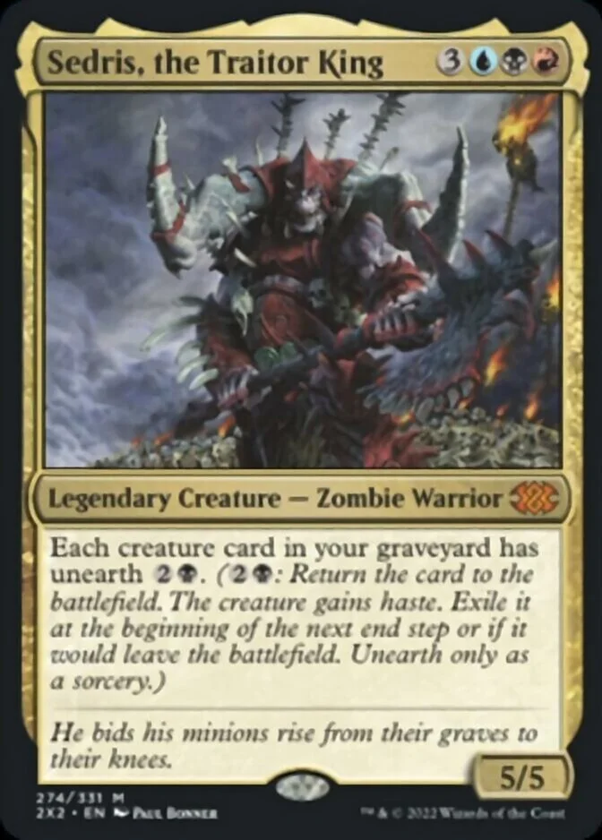 Sedris, the Traitor King [2X2] (FE)