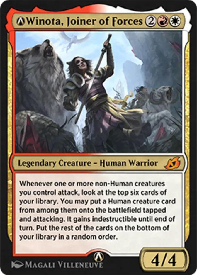 Winota, Joiner of Forces <magic arena rebalanced> [IKO]