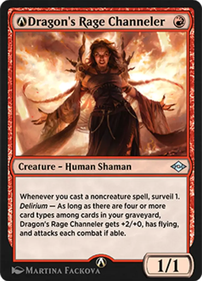 Dragon's Rage Channeler <magic arena rebalanced> [J21]