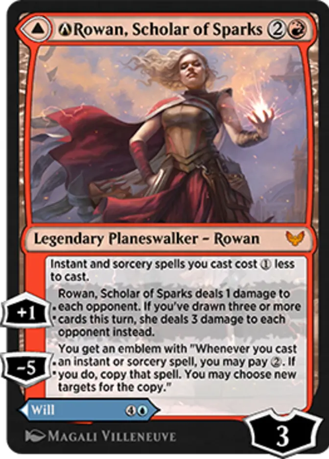Rowan, Scholar of Sparks <magic arena rebalanced> [STX]