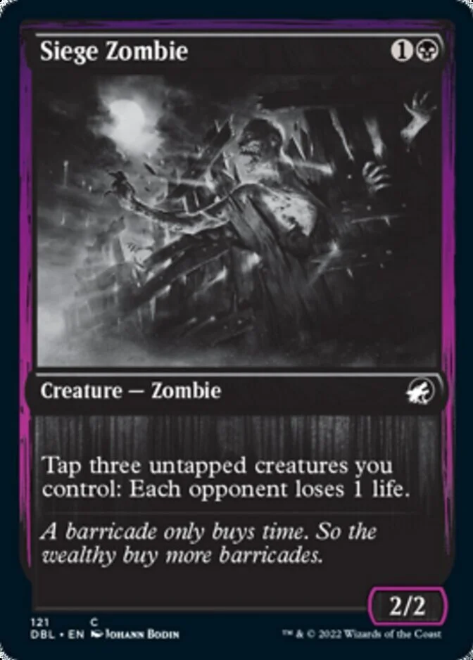 Siege Zombie [DBL] (F)