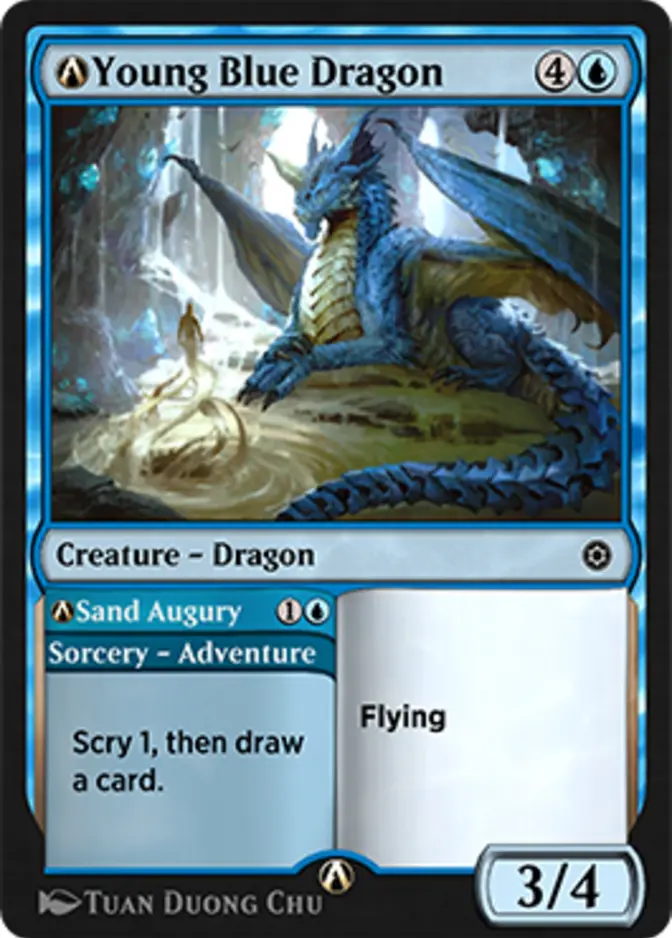 Young Blue Dragon <magic arena rebalanced> [HBG]