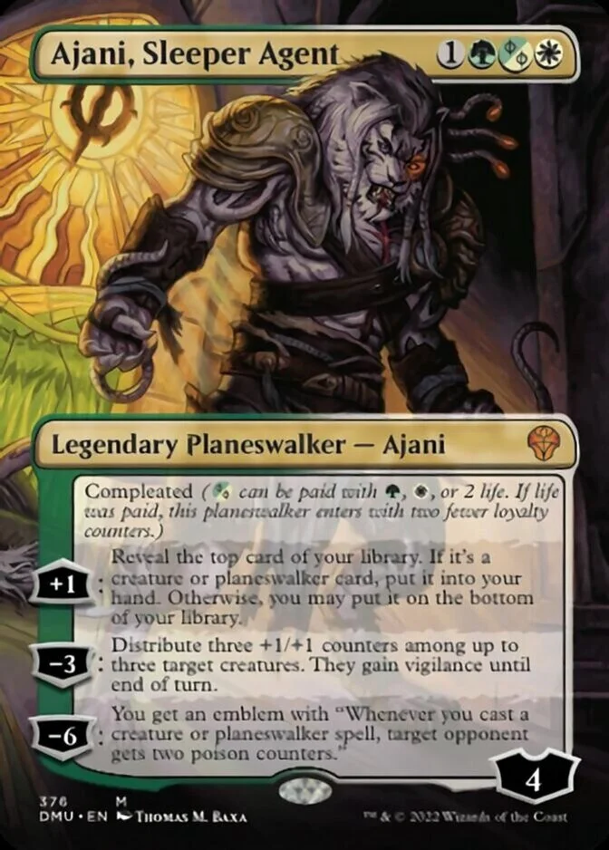 Ajani, Sleeper Agent <376 - borderless> [DMU]