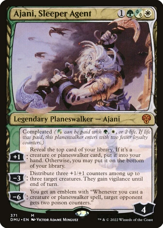 Ajani, Sleeper Agent <371 - phyrexian> [DMU]