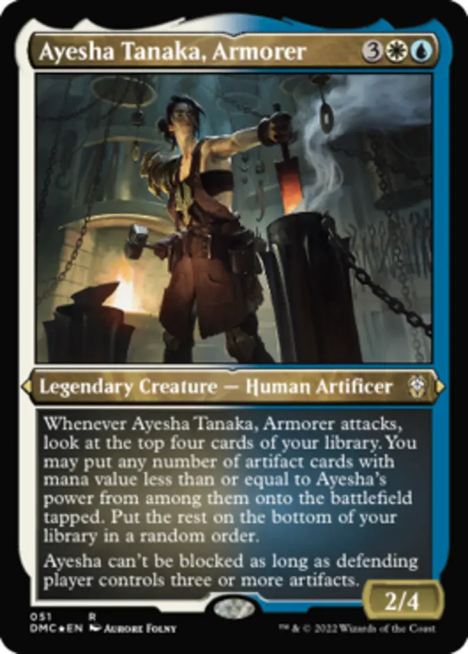 Ayesha Tanaka, Armorer <foil etched> [DMC]