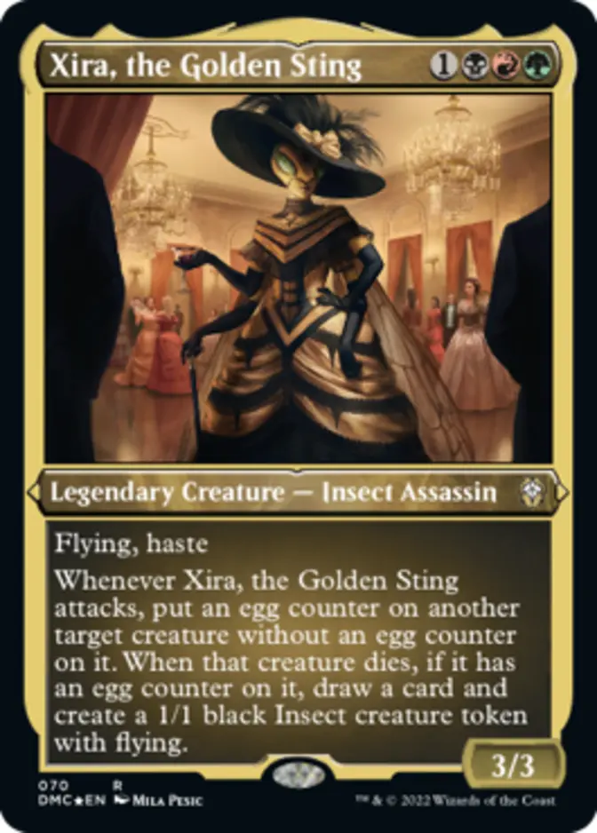 Xira, the Golden Sting <foil etched> [DMC]