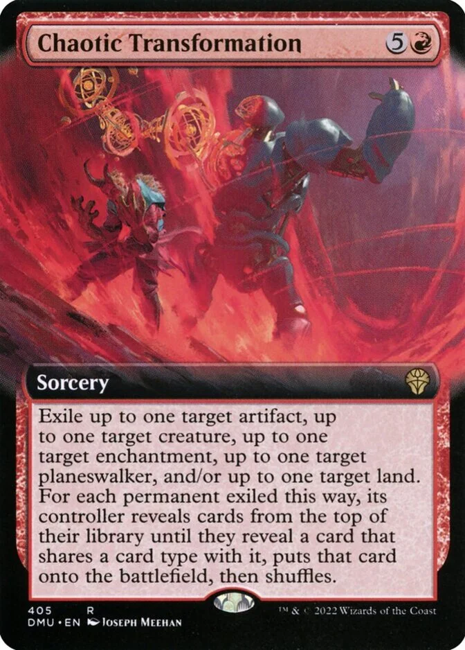 Chaotic Transformation <extended> [DMU]