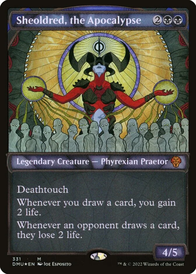Sheoldred, the Apocalypse <textured foil> [DMU]