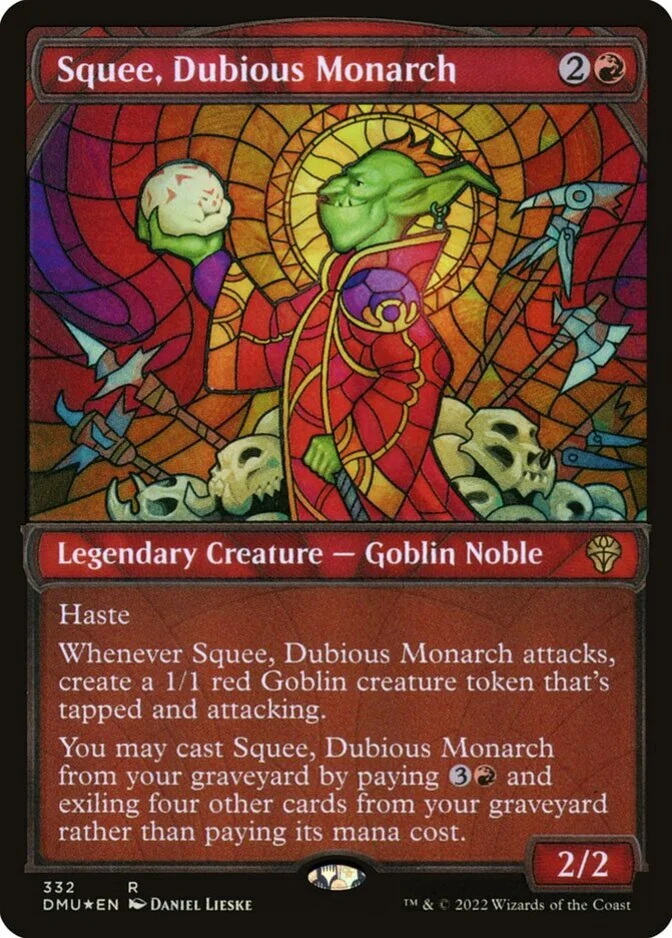 Squee, Dubious Monarch <textured foil> [DMU]