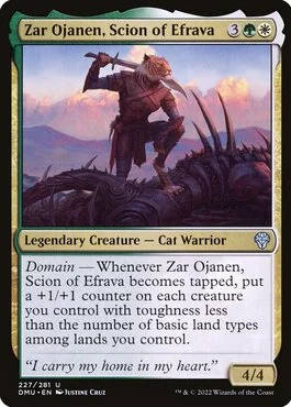 Zar Ojanen, Scion of Efrava