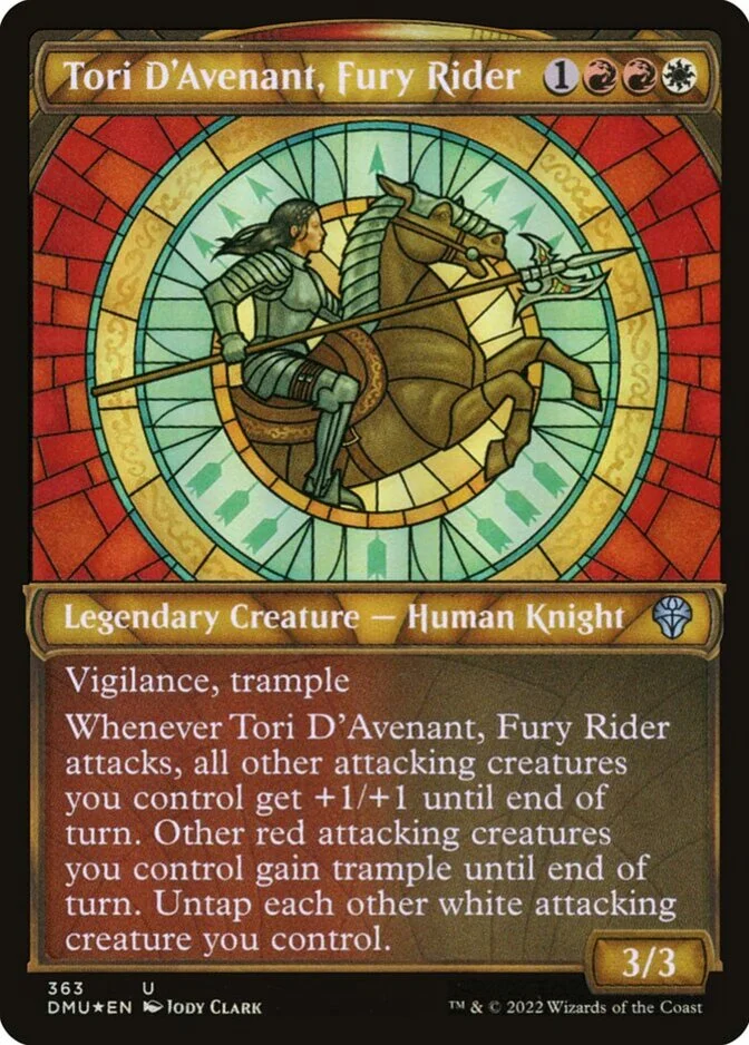 Tori D'Avenant, Fury Rider <textured foil> [DMU]